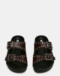 Abott Burgundy Leather
