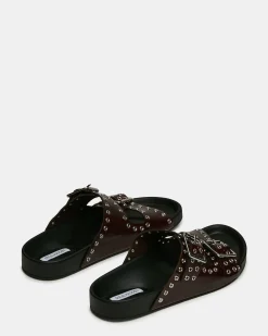Abott Burgundy Leather