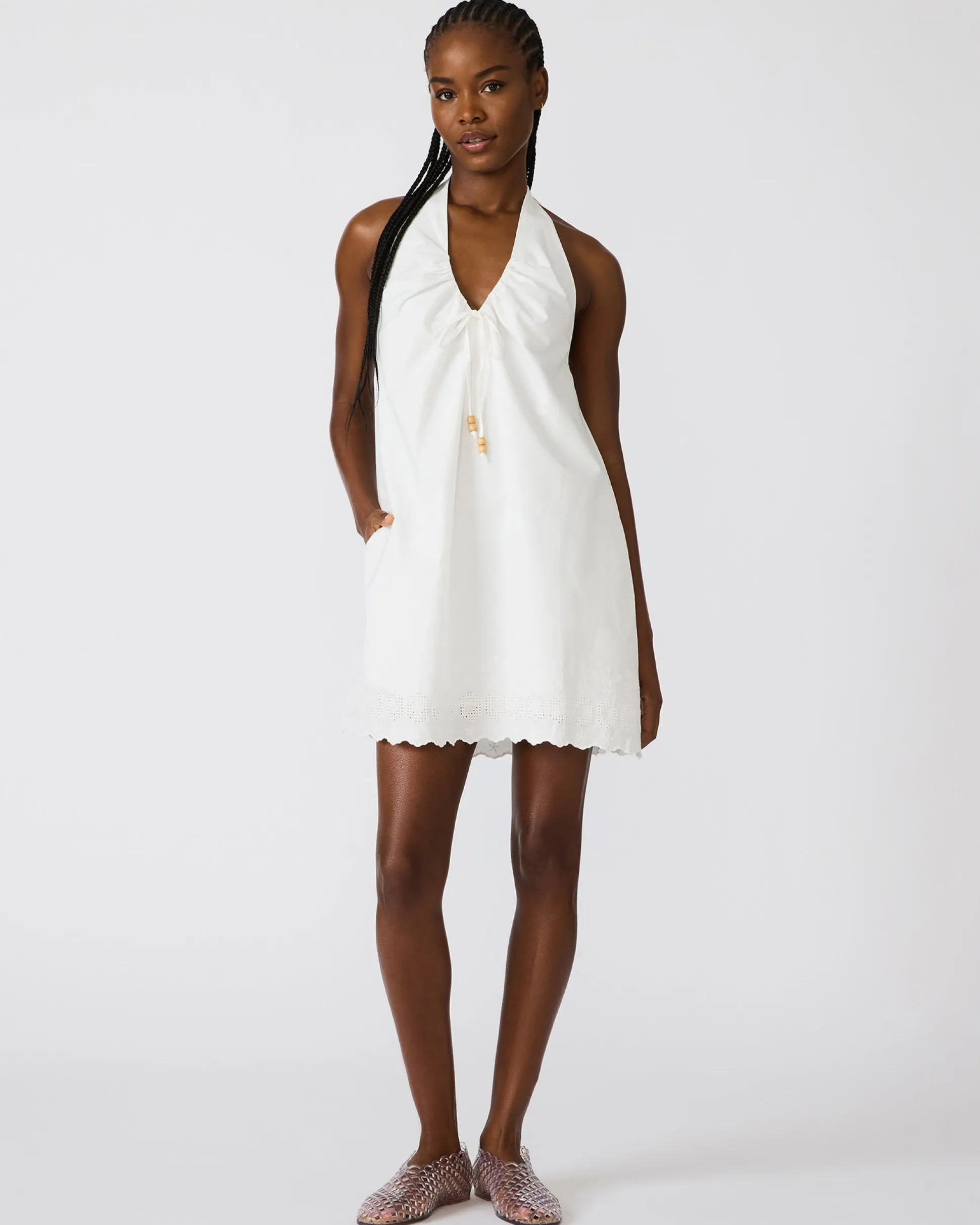 Adana Dress White