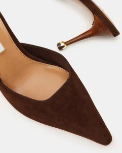 Adeline Brown Suede