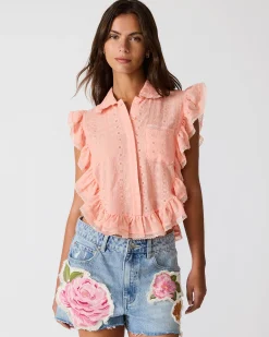 Adeline Top Apricot Gelato