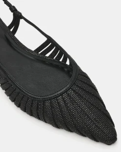 Alandria Black Raffia