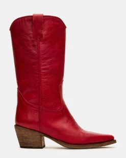 Albany Red Leather