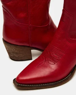Albany Red Leather