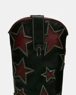 Albany Star Black Red