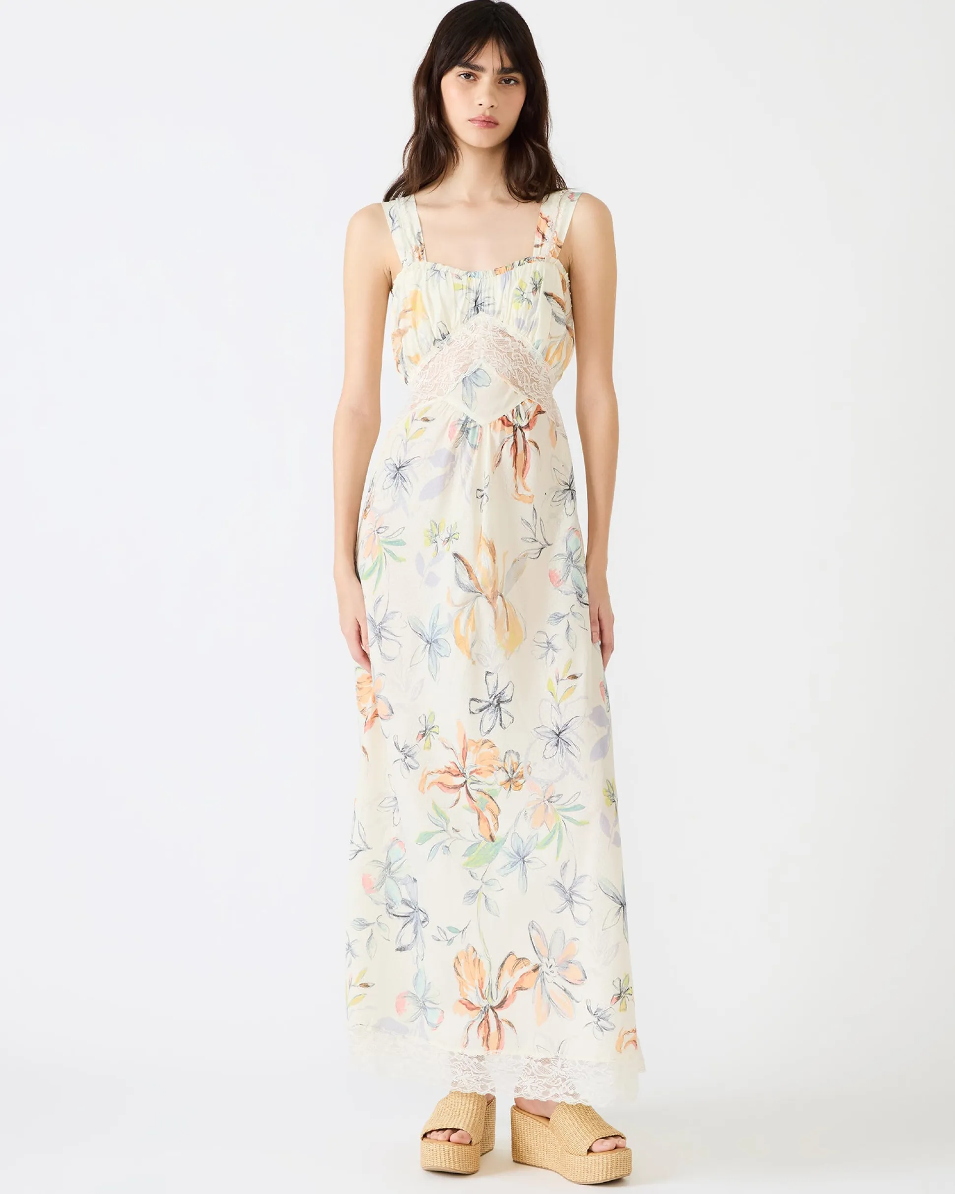 Alexus Dress Vintage Ivory