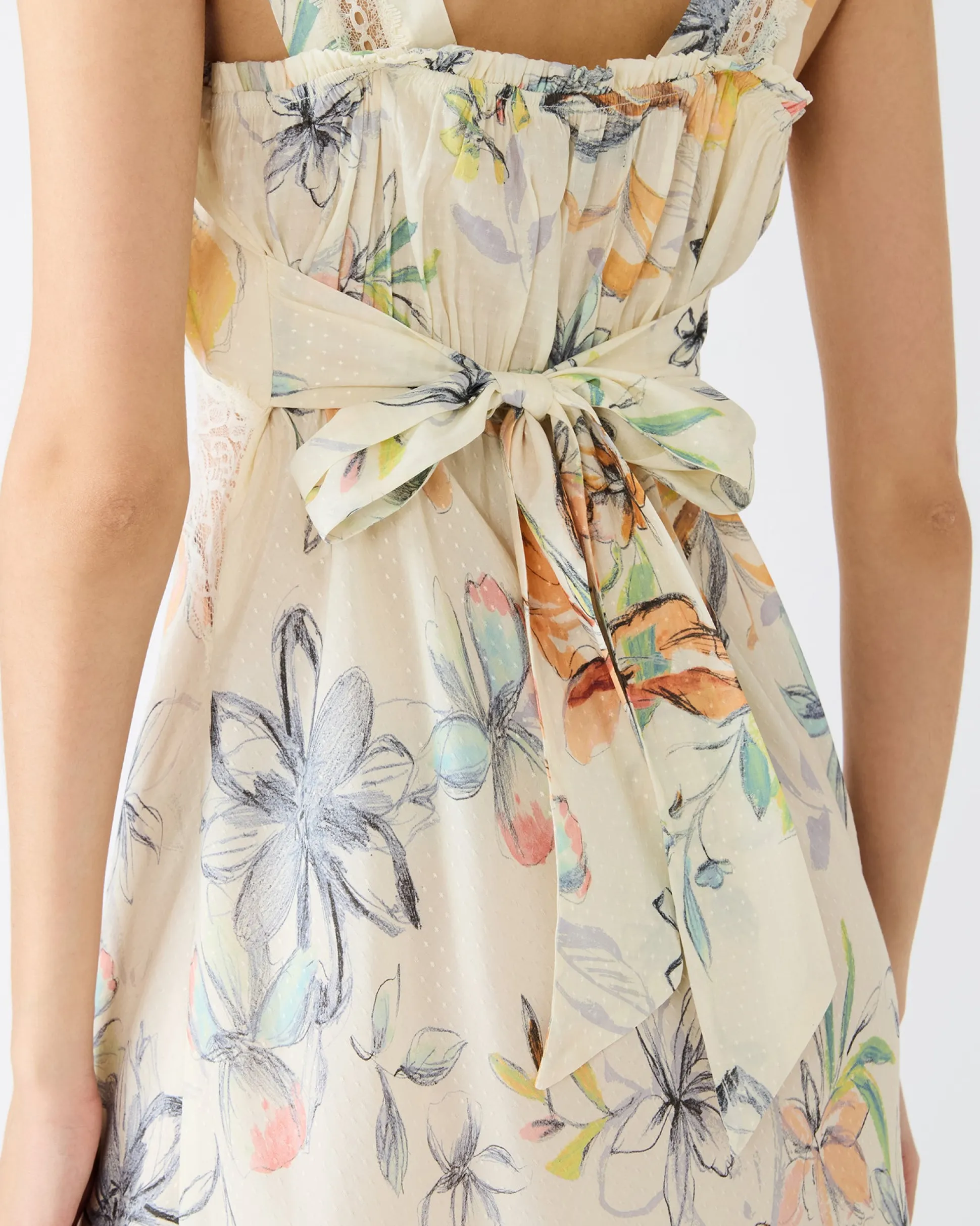 Alexus Dress Vintage Ivory