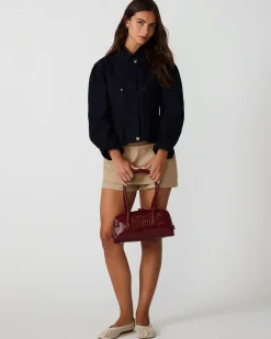 Anise Bag Red Crocodile