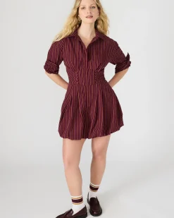 Arielle Dress Wine