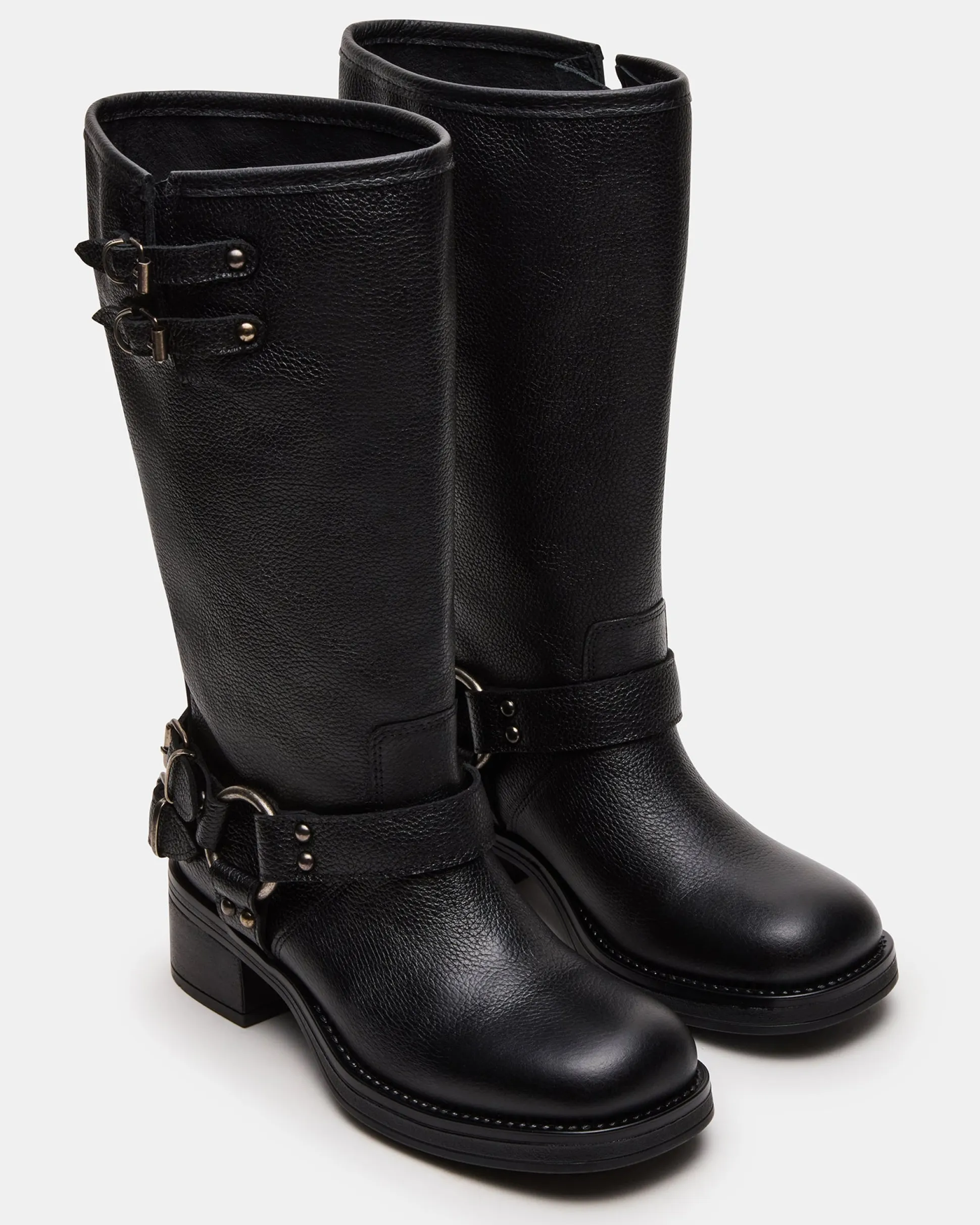 Astor Black Leather Wide Calf