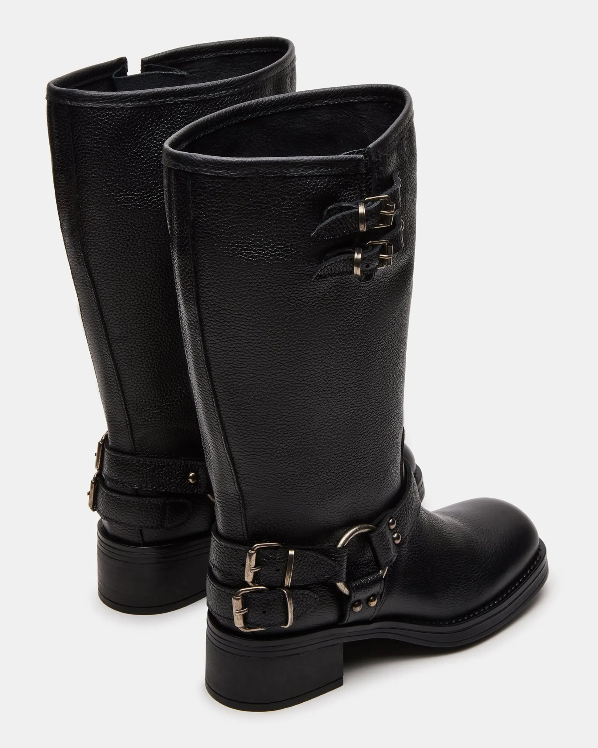 Astor Black Leather Wide Calf