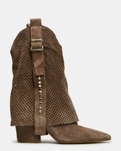 Aubrielle Taupe Suede