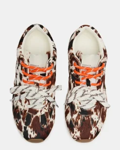 Aziel Brown Cow Print