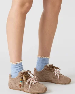 Aziel Charm Taupe Suede