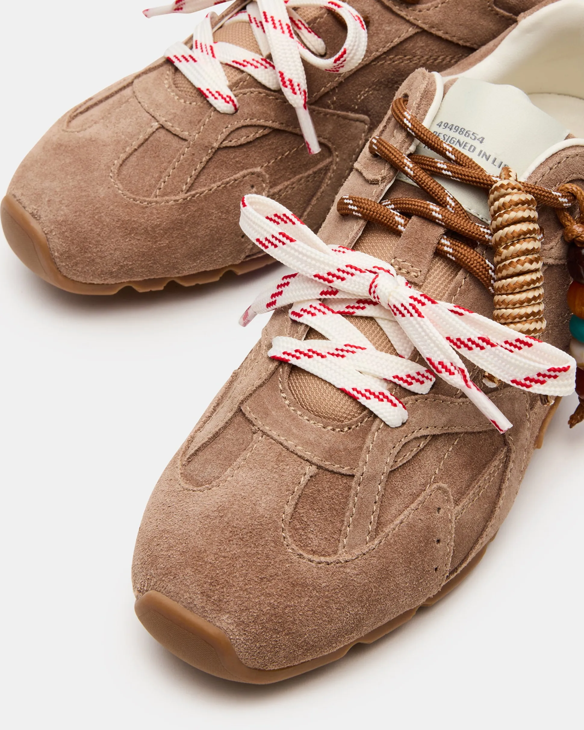 Aziel Charm Taupe Suede