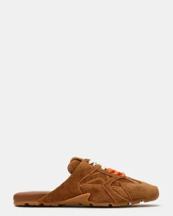 Aziel Mule Chestnut Suede