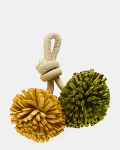 Aziel Mule Sneaker & Pom Shoe Charm Green/multi Bundle