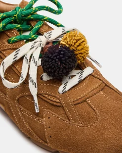Aziel Sneaker & Pom Shoe Charm Brown/multi Bundle