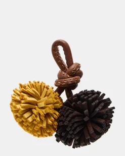 Aziel Sneaker & Pom Shoe Charm Brown/multi Bundle