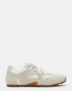 Aziel White Suede