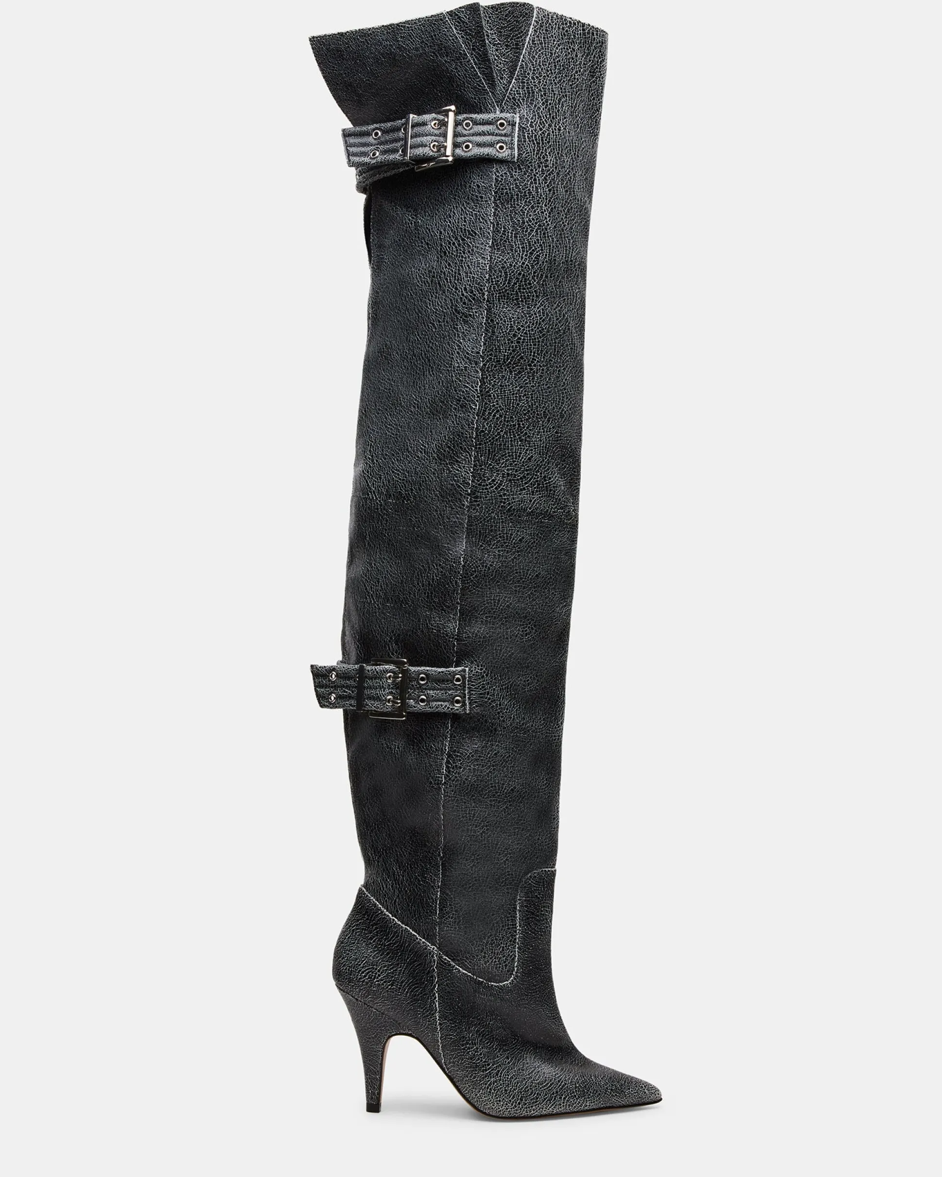 Baddie Black Distressed