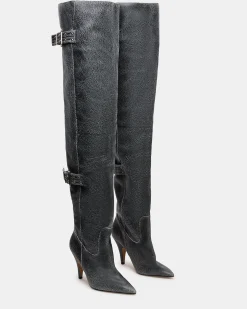 Baddie Black Distressed