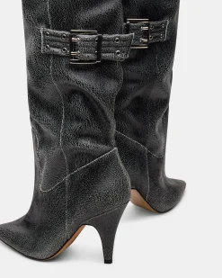 Baddie Black Distressed