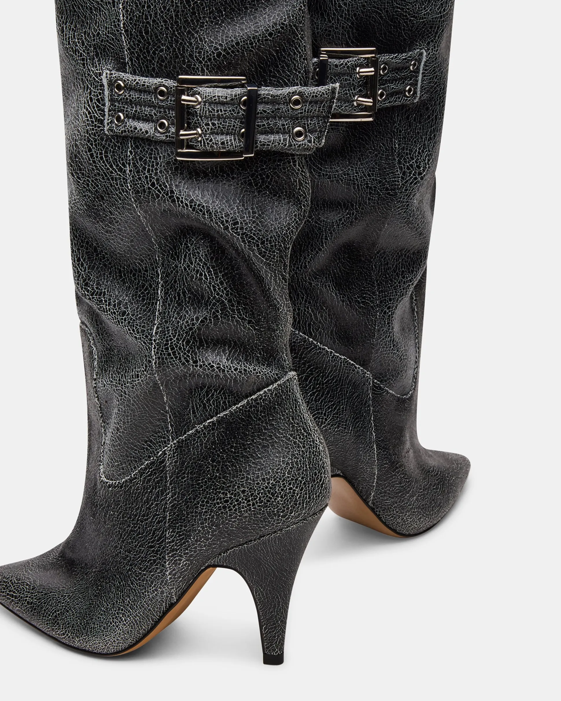 Baddie Black Distressed