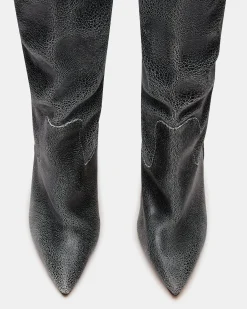 Baddie Black Distressed