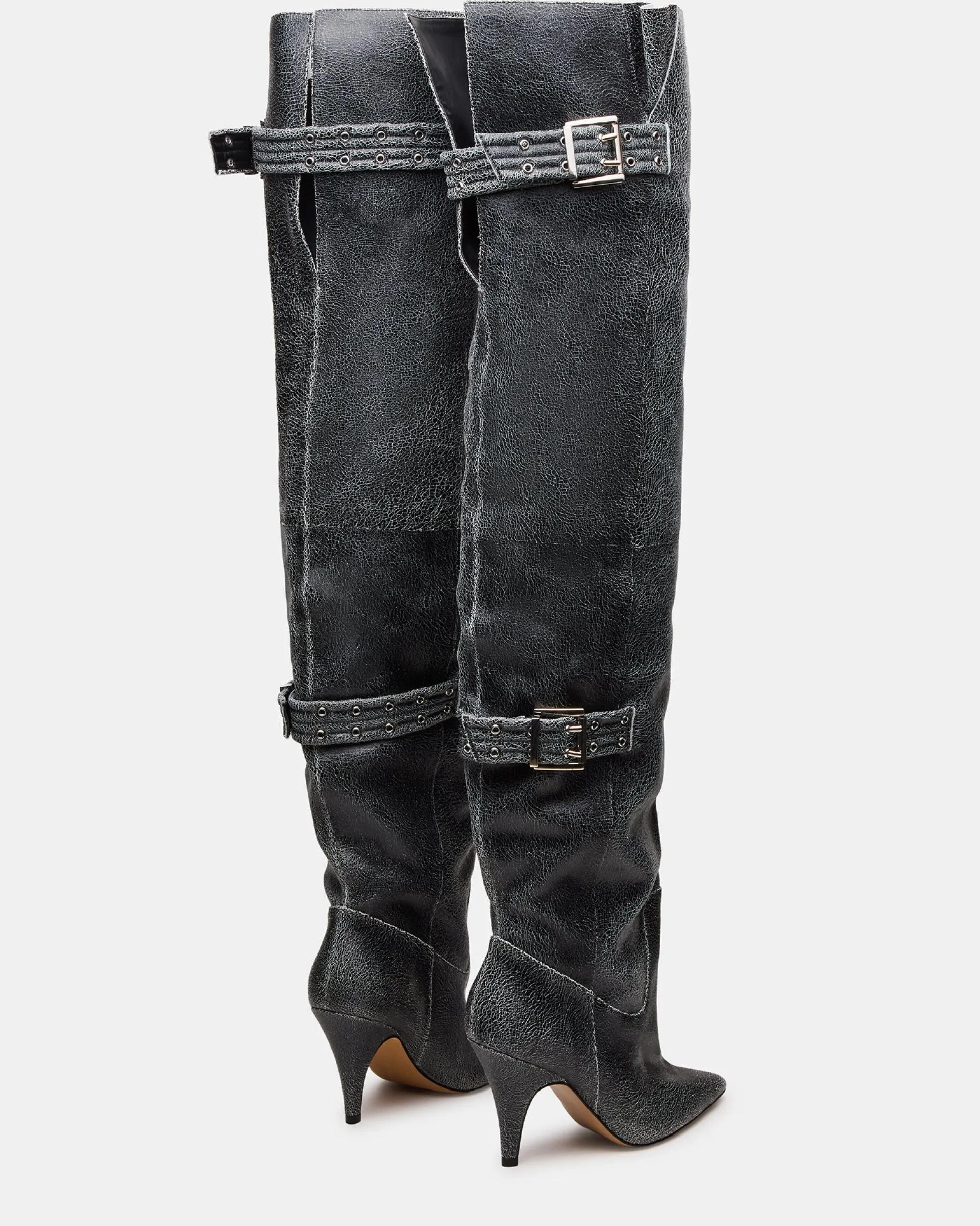 Baddie Black Distressed