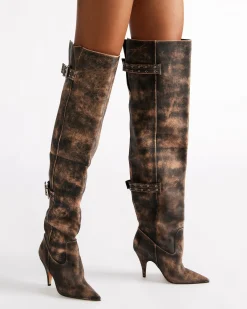 Baddie Black Distressed