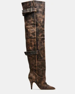 Baddie Brown Distressed