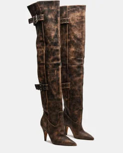 Baddie Brown Distressed