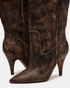 Baddie Brown Distressed