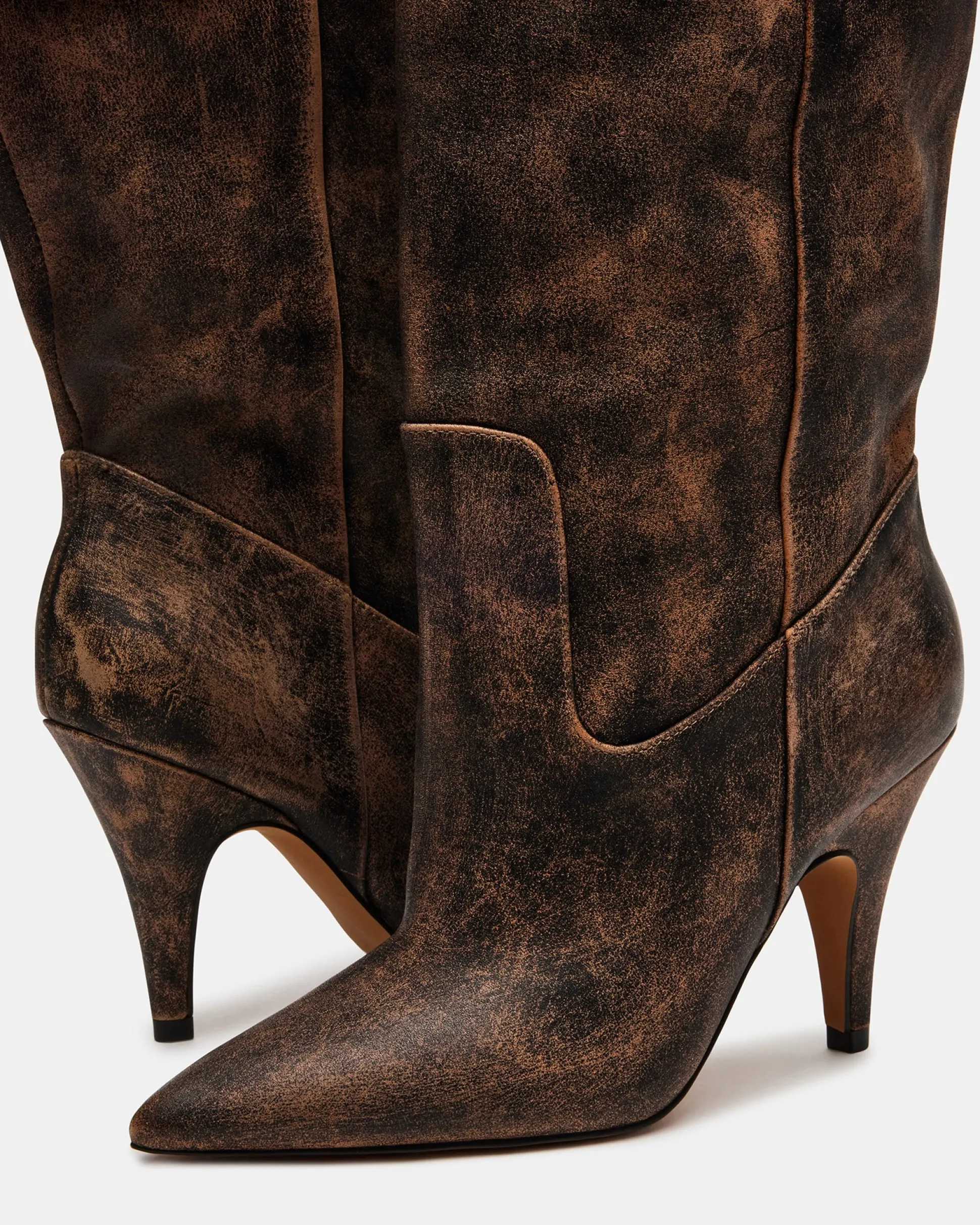 Baddie Brown Distressed