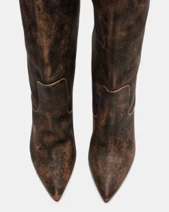 Baddie Brown Distressed