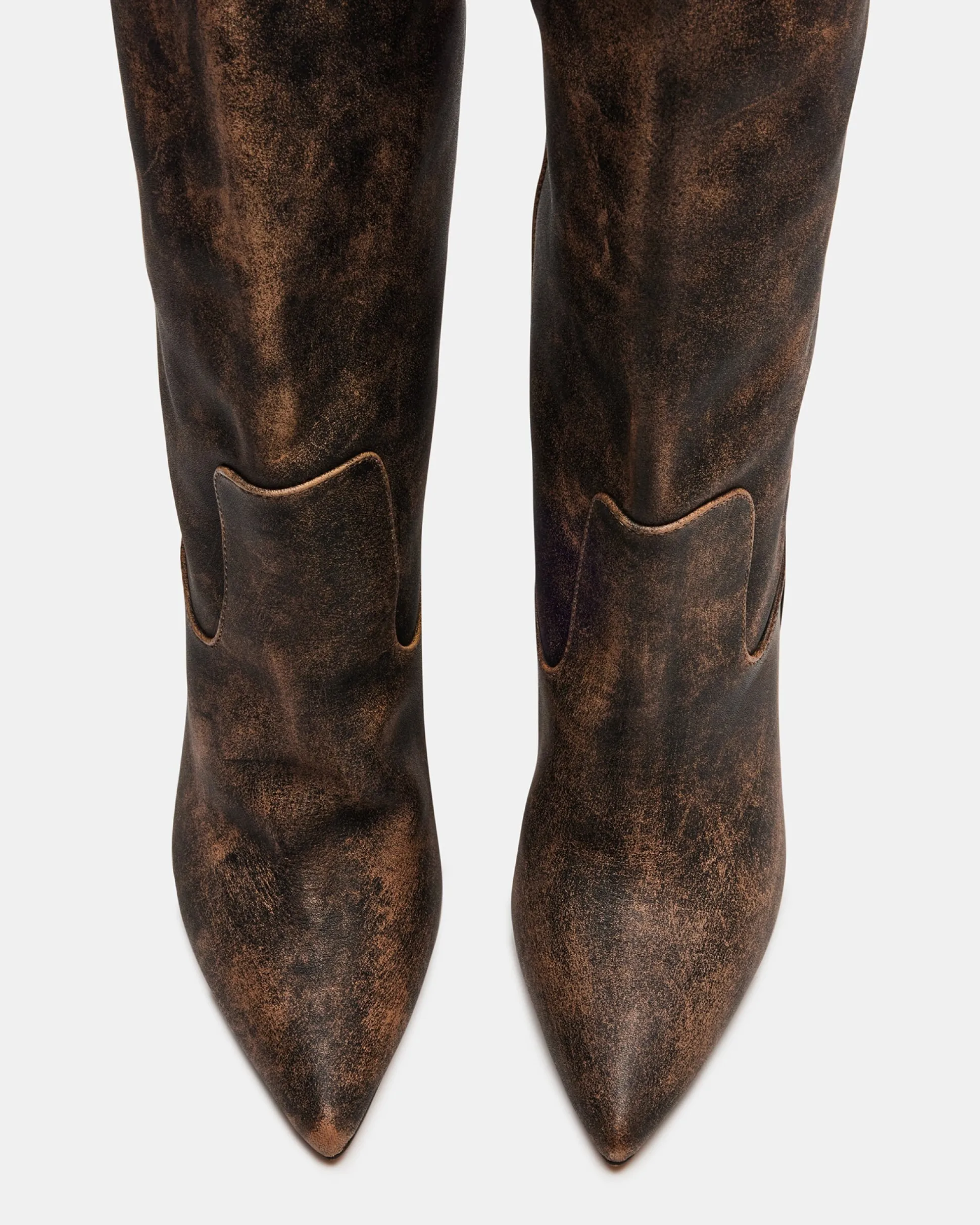 Baddie Brown Distressed