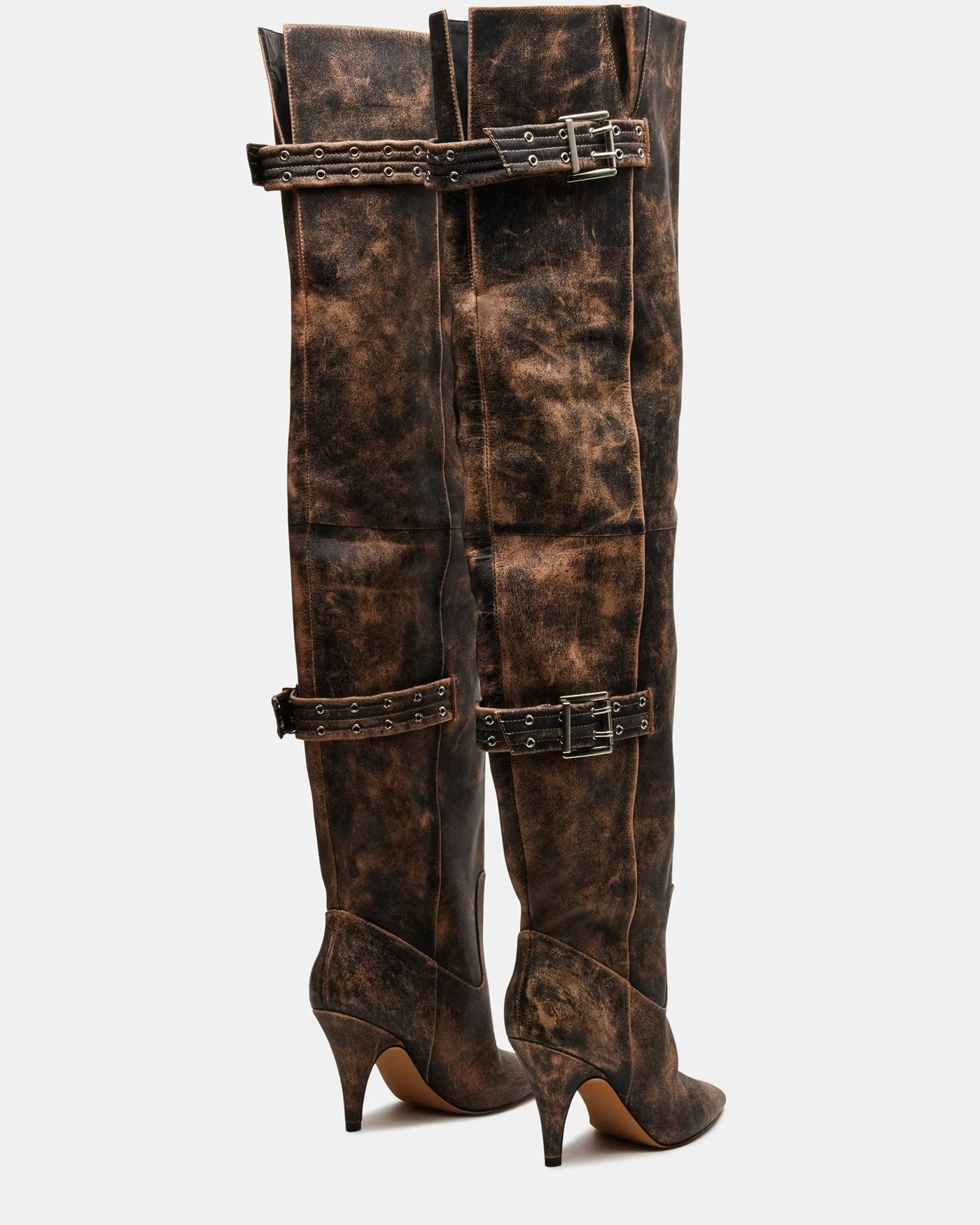 Baddie Brown Distressed