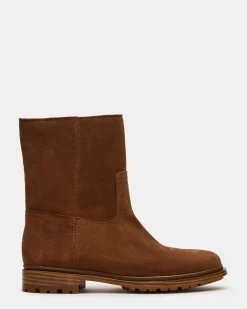 Bates Brown Suede