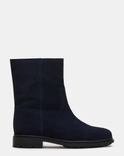 Bates Navy Suede