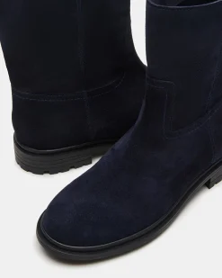 Bates Navy Suede