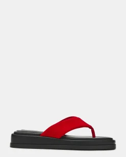 Bella Red Suede