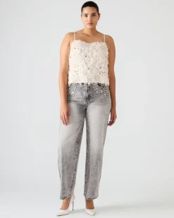 Blakelyn Feather Top Ivory