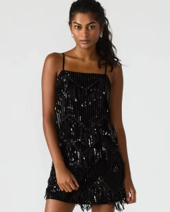 Blakelyn Sequin Top Black