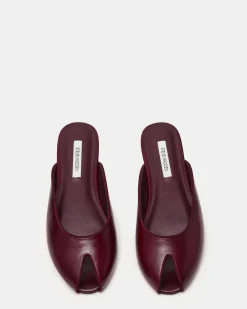 Bloss Burgundy Leather