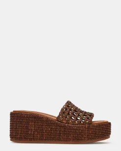 Brandy Brown Raffia