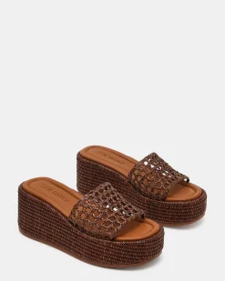 Brandy Brown Raffia