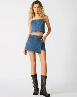 Brightin Skort Blue Heather