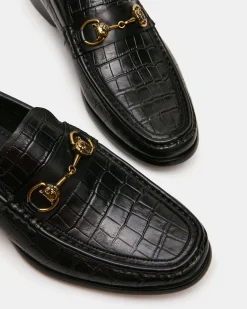 Brooklyn Black Crocodile