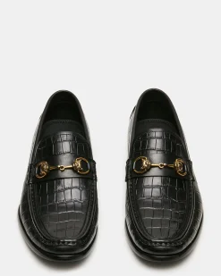 Brooklyn Black Crocodile